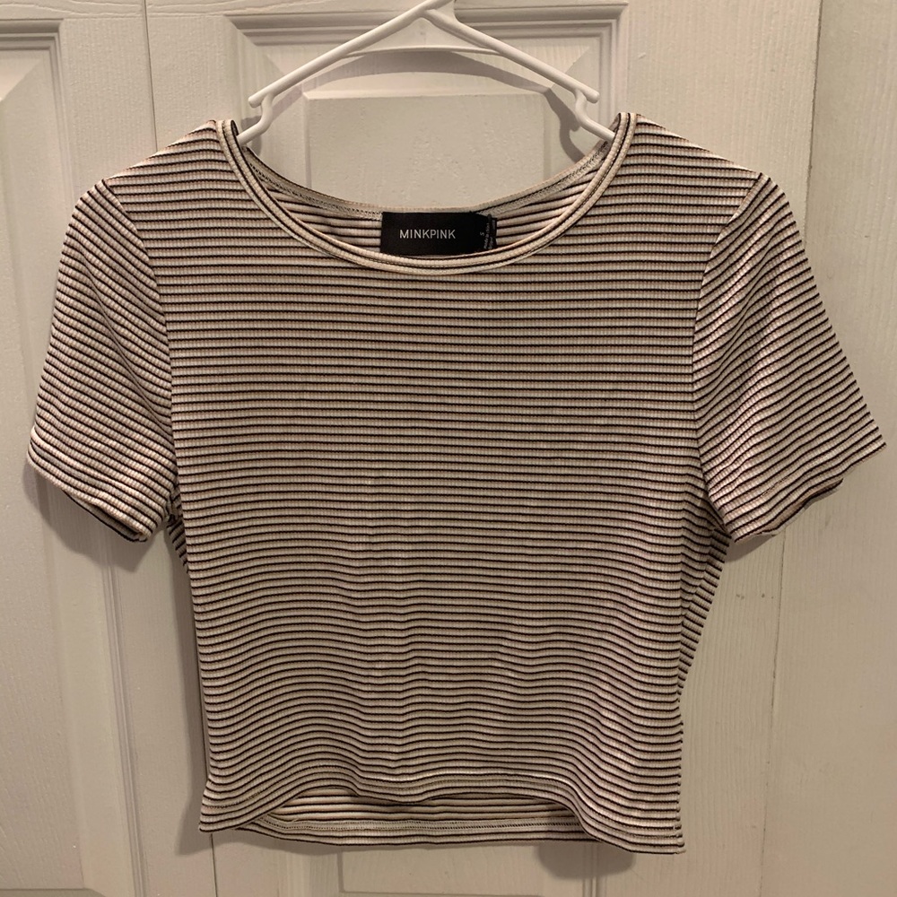 Princess Polly striped crop top